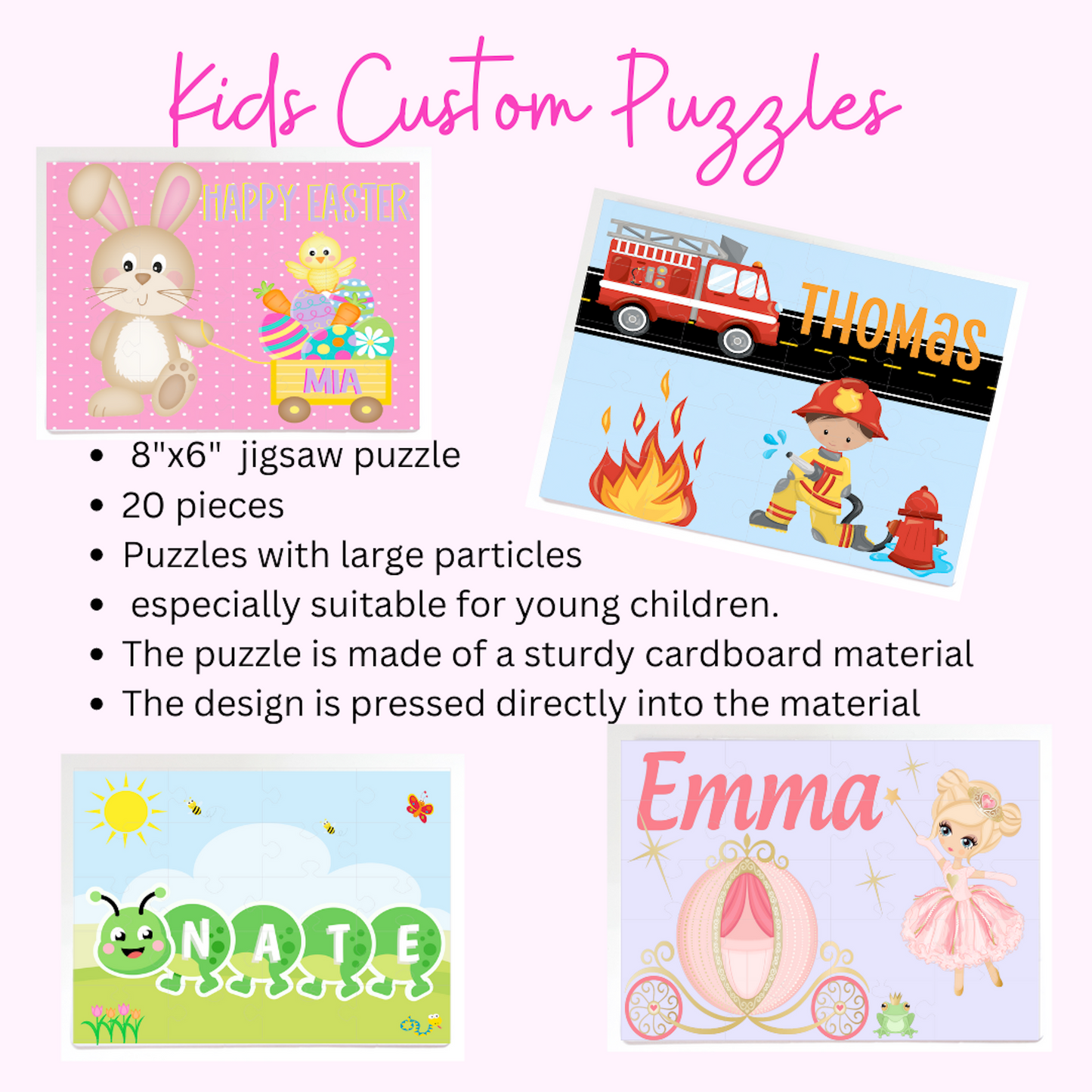 Personalized Easter Jigsaw Puzzle