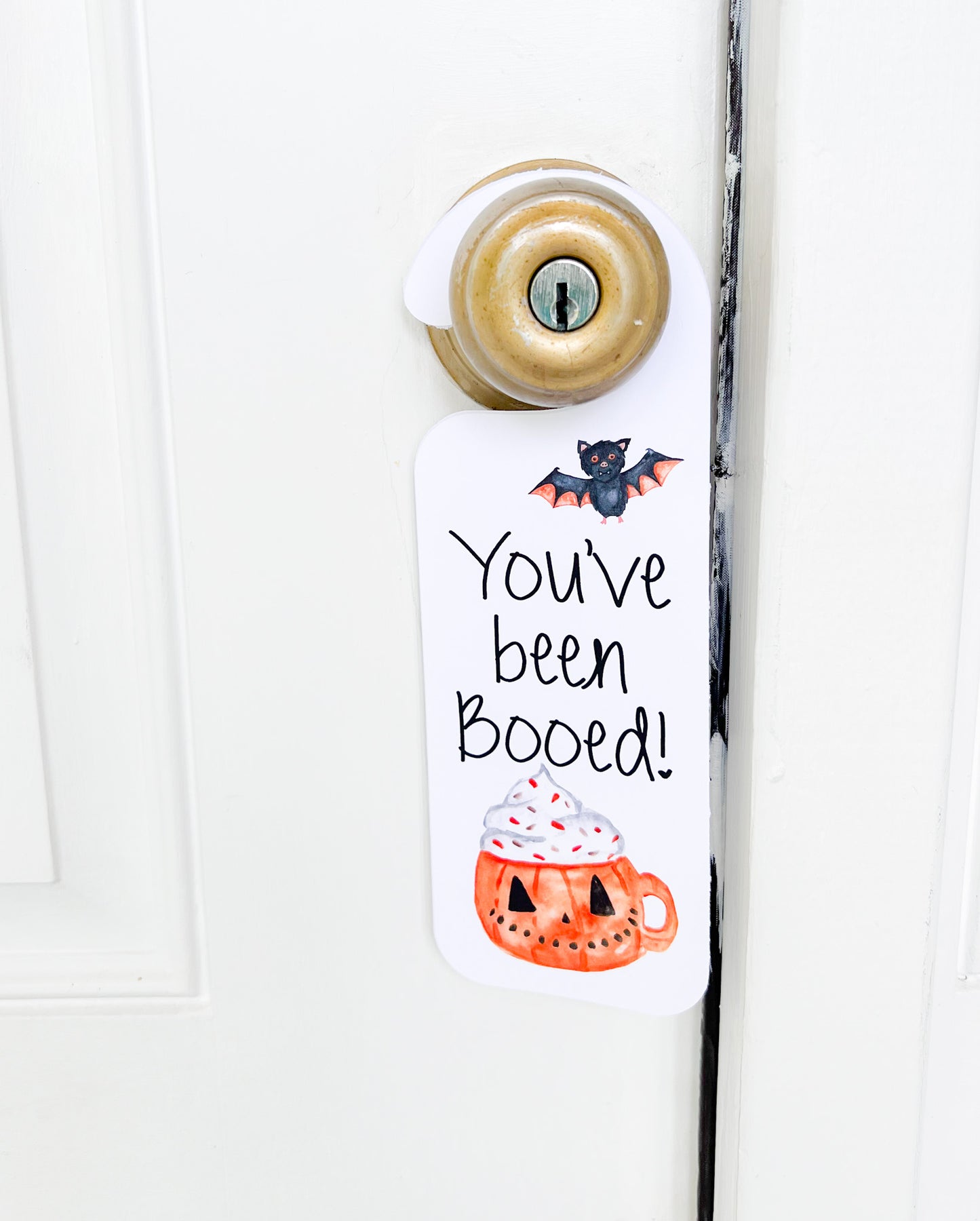 You've been booed Door Hanger