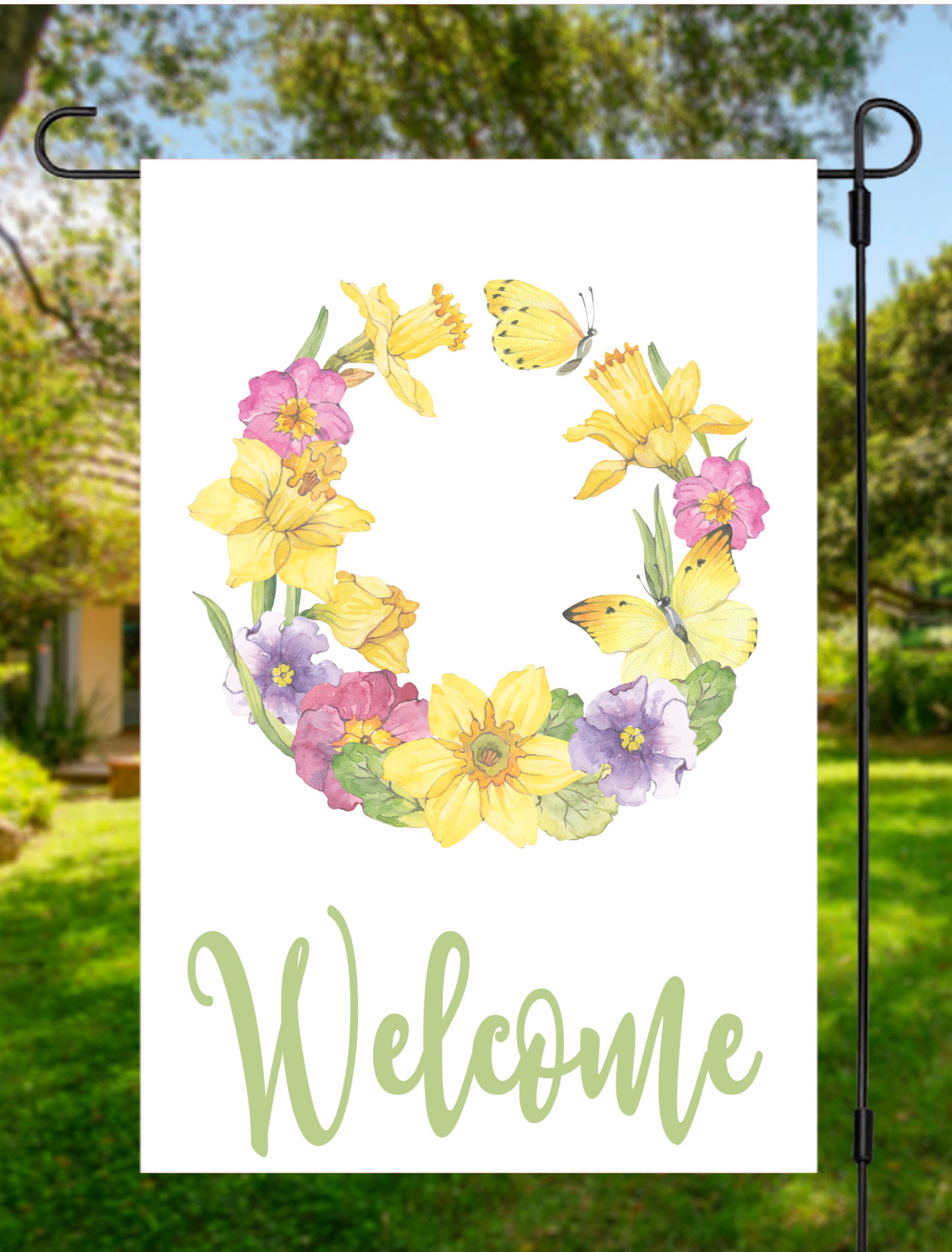 Welcome Garden Flag