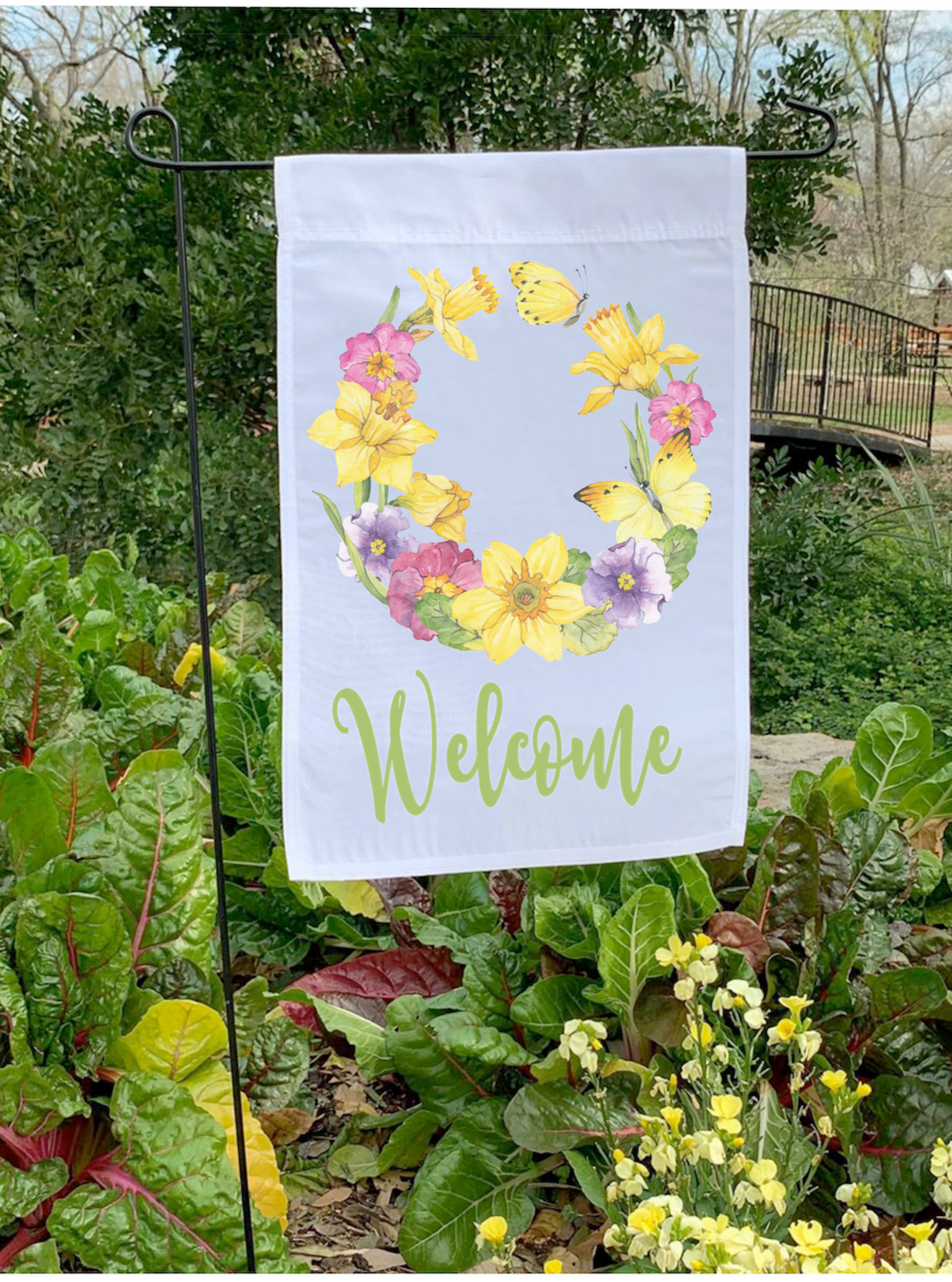 Welcome Garden Flag