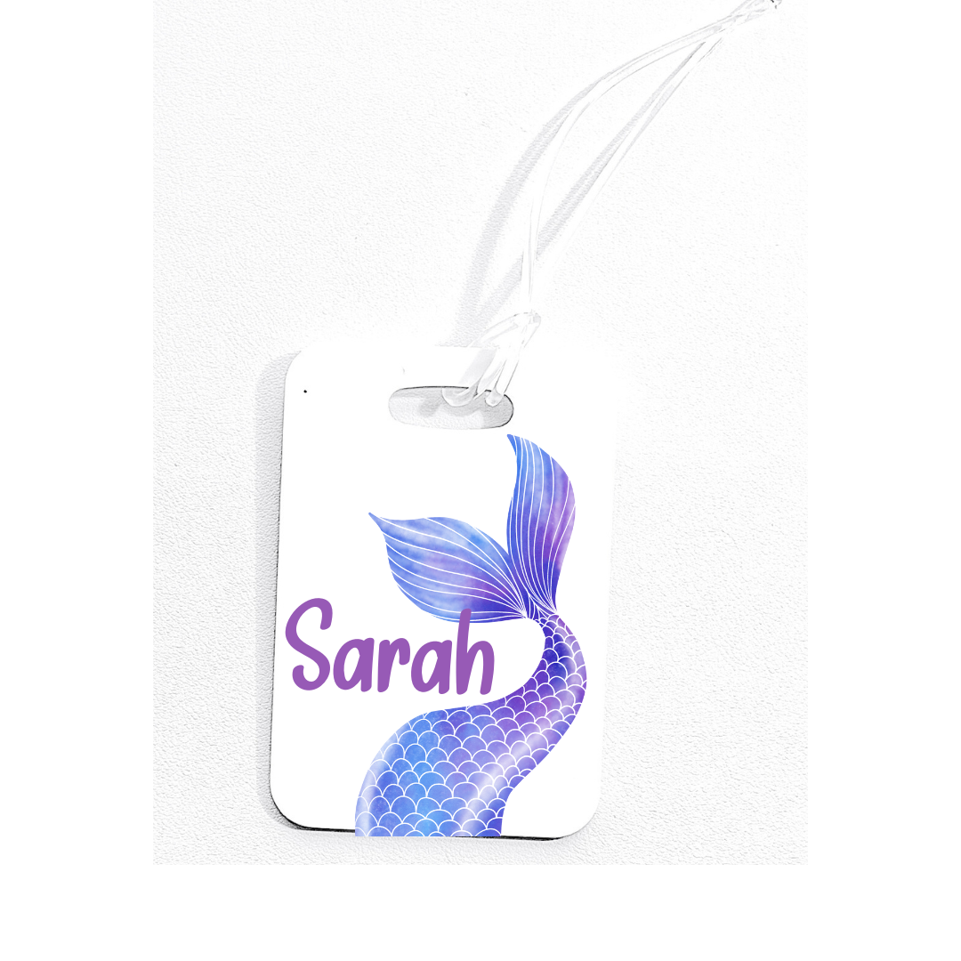 Mermaid bag Tag