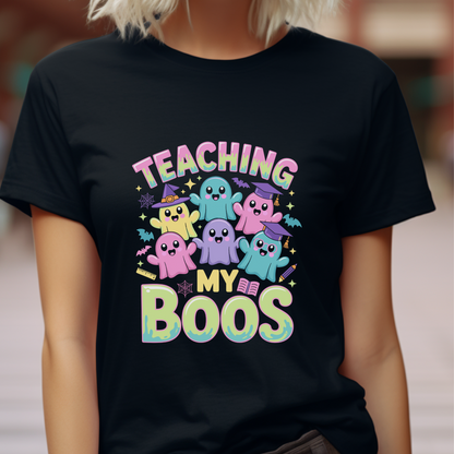 Teacher Halloween T-shirt|  Teaching my Boos