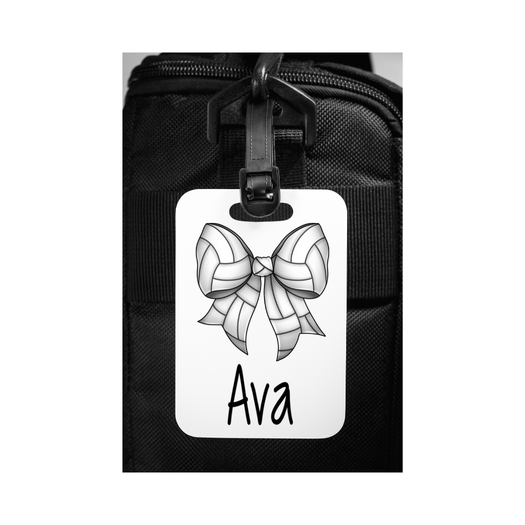 Customized Girl's Sports Bag Tag