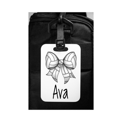 Customized Girl's Sports Bag Tag