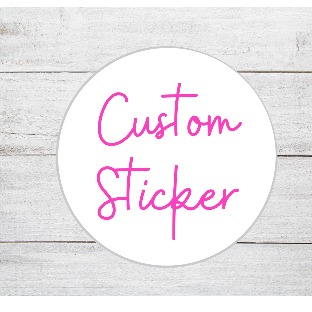 Custom Sticker Label | Vinylbug Designs