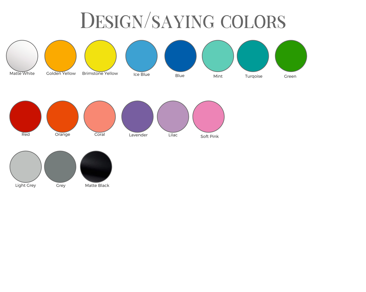 a collection of color swatches, each representing a different color, arranged in a grid-like pattern.