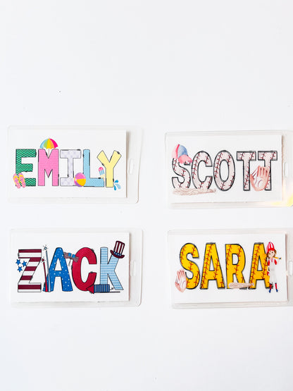 Backpack Name Tags