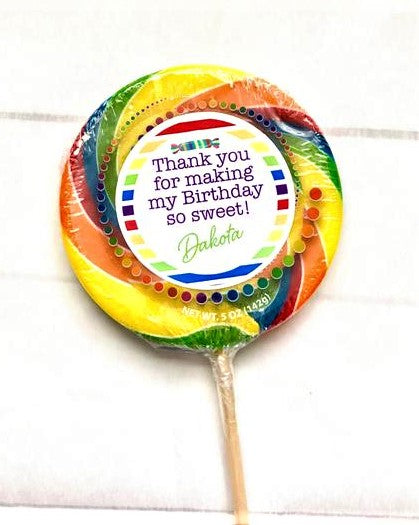 Personalized "Thank You for making my birthday sweet"