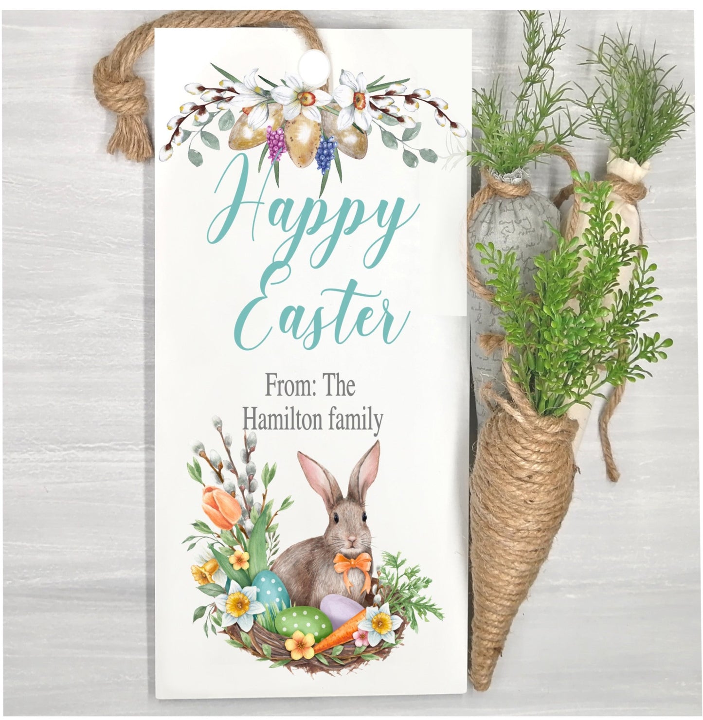 Happy Easter Gift Label