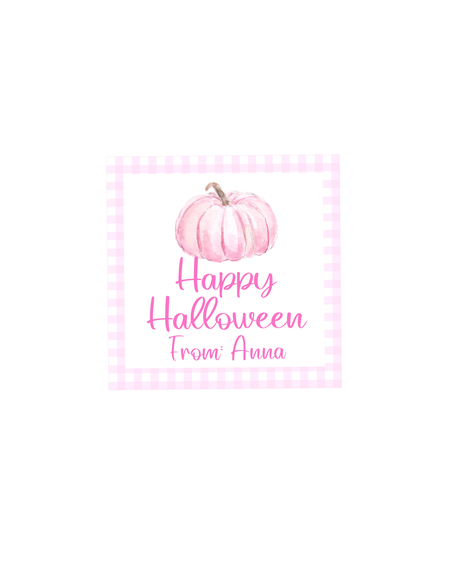 Happy Halloween- Pink Jackolantern