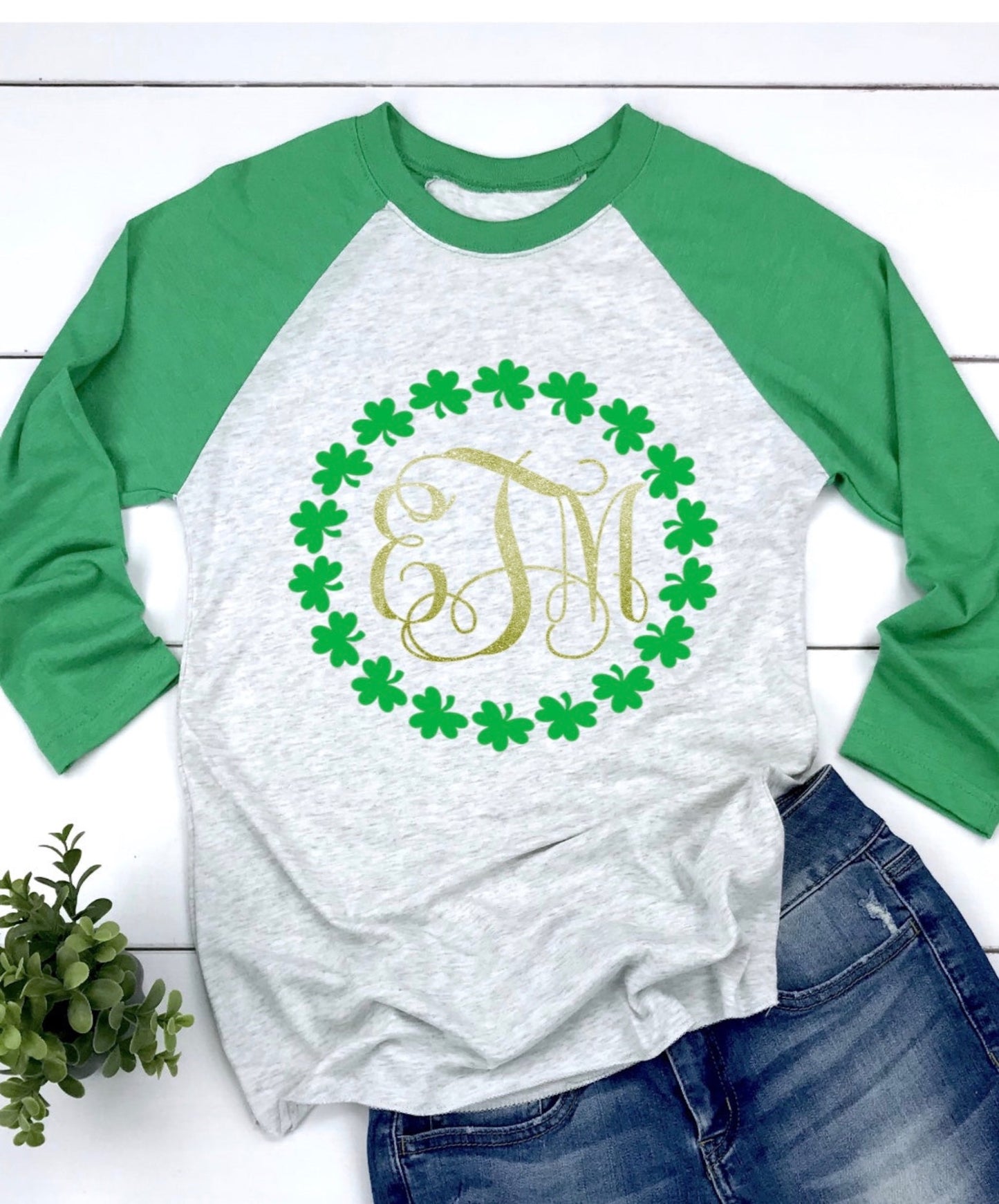 Monogrammed St. Patrick's Day Shirt