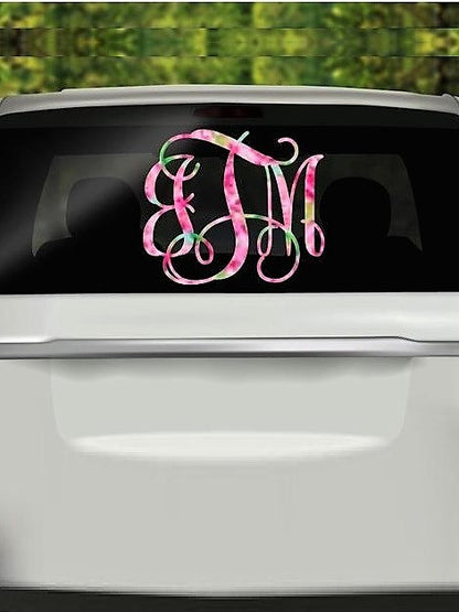Letter Decal Vinyl Personalized Initial Sticker Single Monogram For Tumbler  Decal Car Laptop - Yahoo Shopping