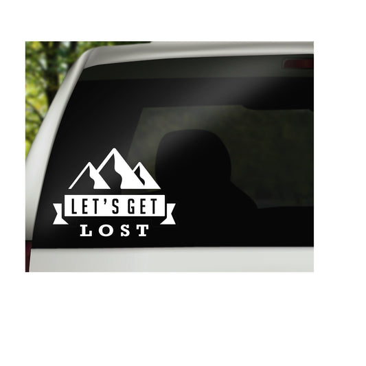 Let's get Lost | Adventure Decal
