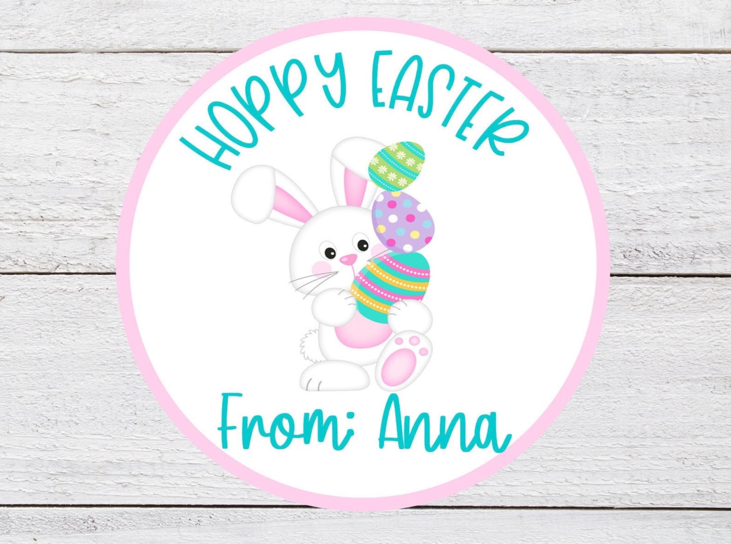 Personalized Easter Stickers |Easter Bunny