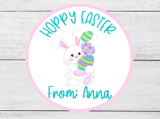 Personalized Easter Gift Labels |Easter Bunny