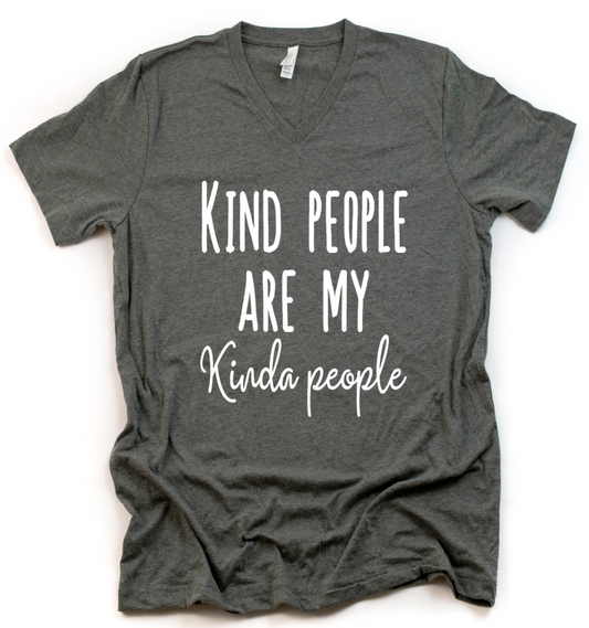 Kind People V-Neck T-Shirt