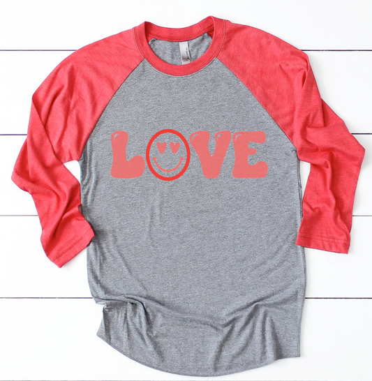 LOVE smiley fave Valentine's Day Shirt