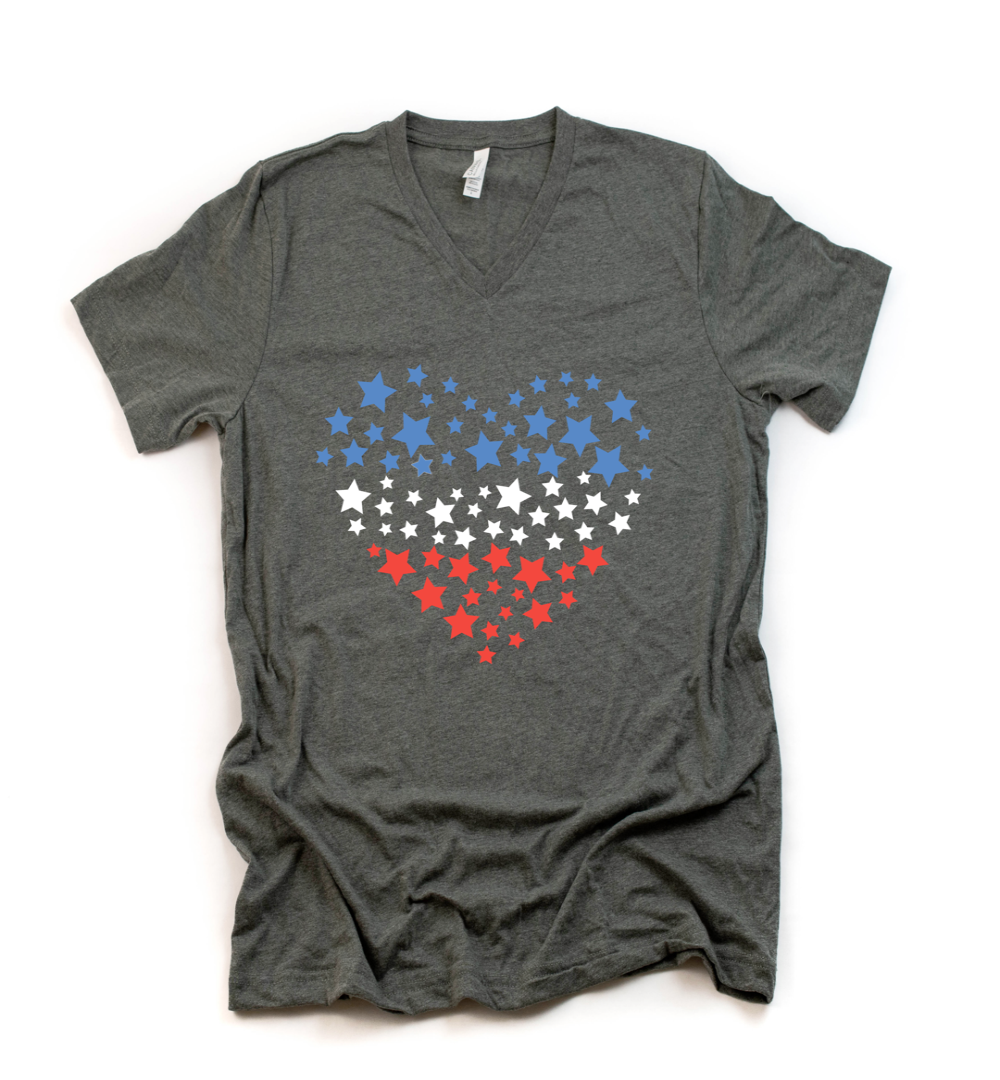 Patriotic American  Ladies T-Shirt