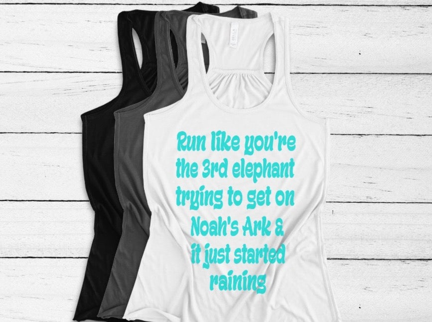 inspirational Running Shirt - Racerback Tank Top