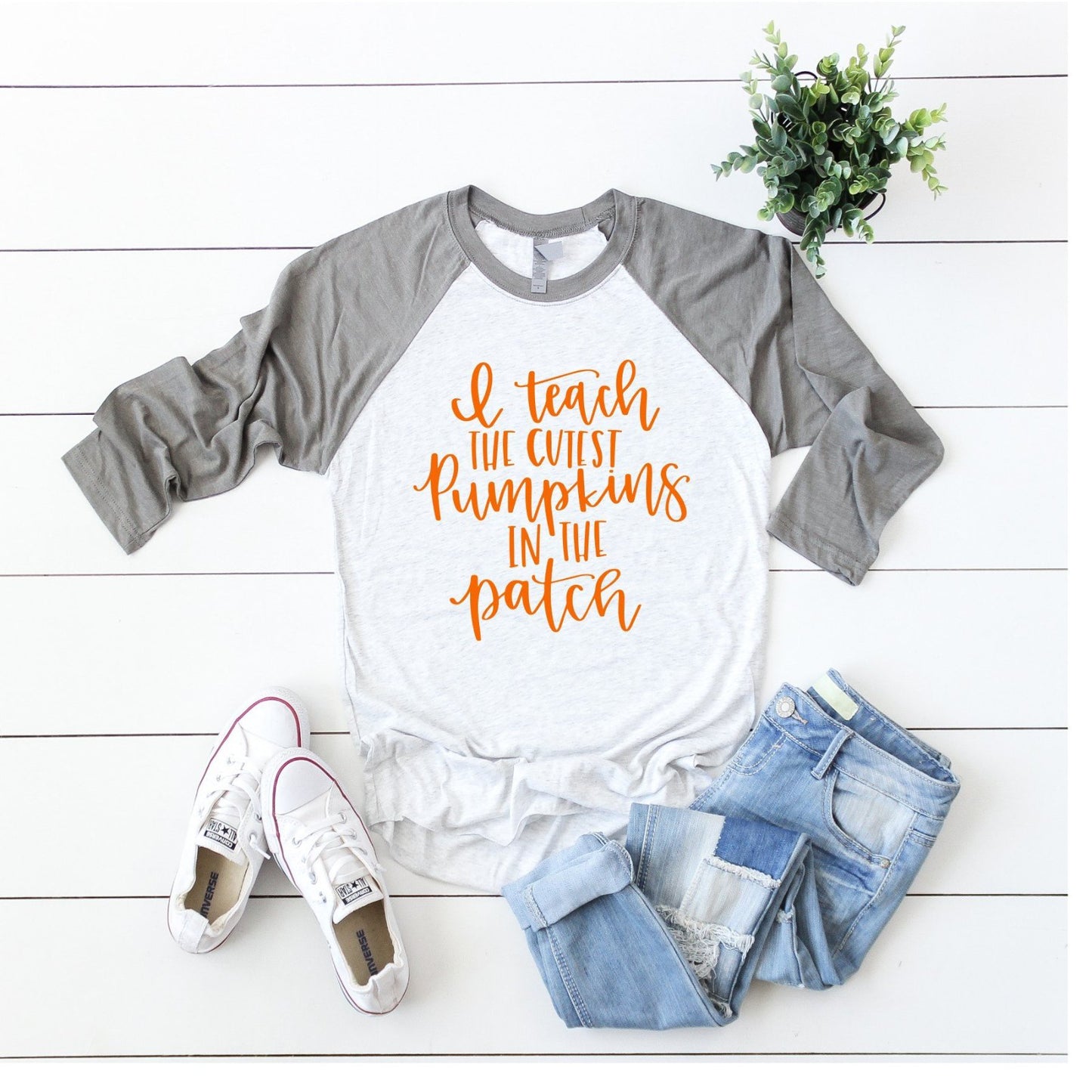 I Teach the Cutest Pumpkins in the Patch | Teacher Fall Halloween Shirt